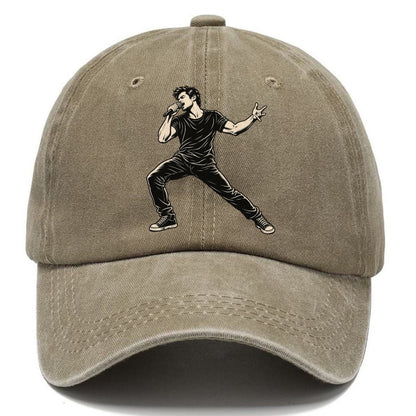 Singer Handheld Mic Verse Global Music Ink Figures Classic Cap – Warm Sand