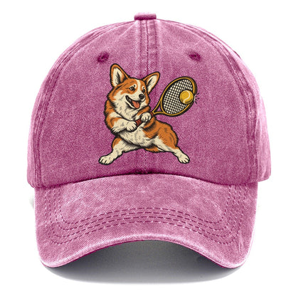 Corgi Tennis Return Sundown Familiars Classic Cap – Dusty Rose