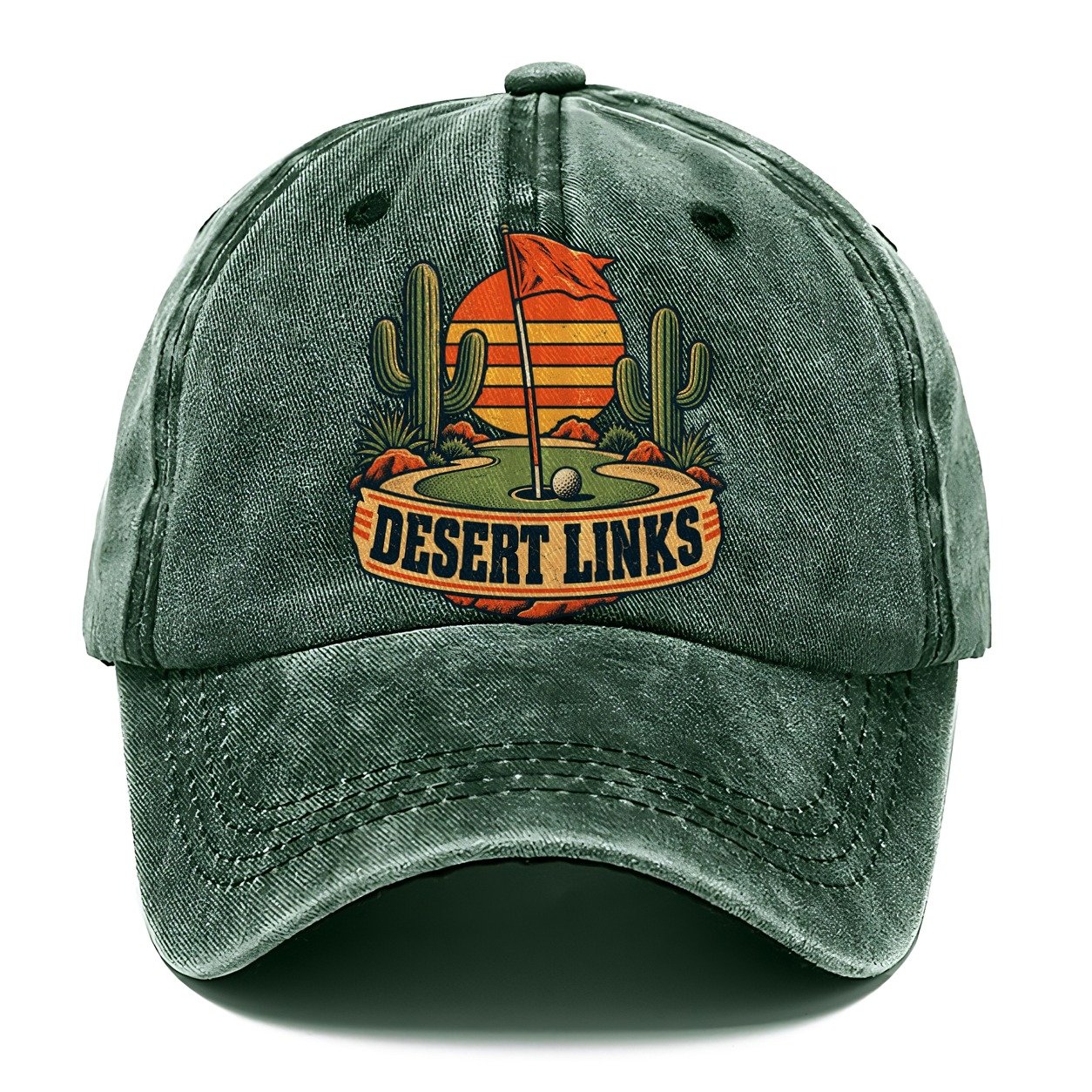 Desert Links Golf Life Classic Cap – Forest Mist