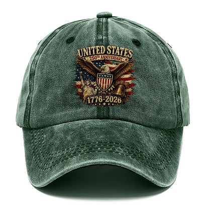 Us 250Th Emblem Classic Cap – Forest Mist