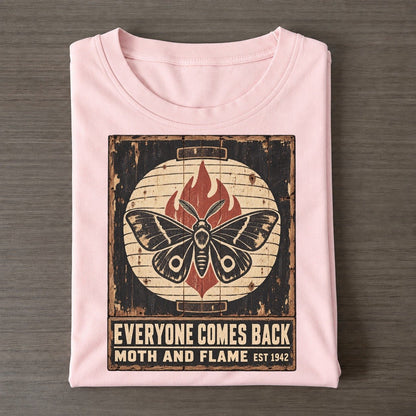 Moth And Flame Izakaya Rules Classic T-shirt – Pink