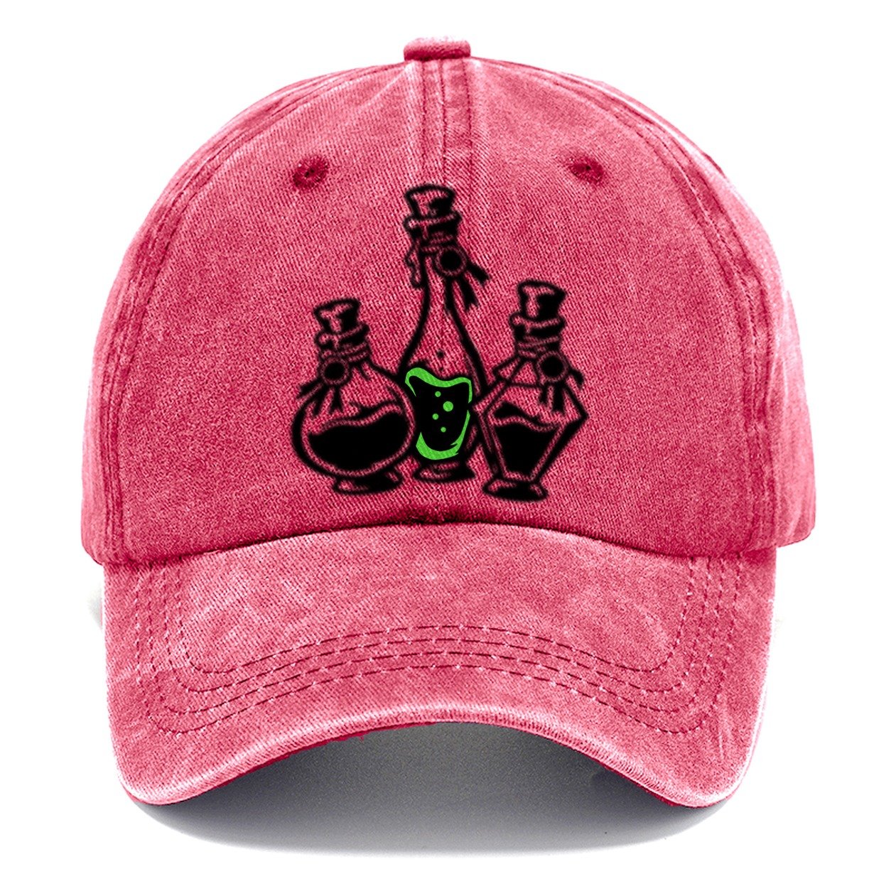 Apothecary Potion Bottle Trio Witch Magic Classic Cap – Pomegranate Blush