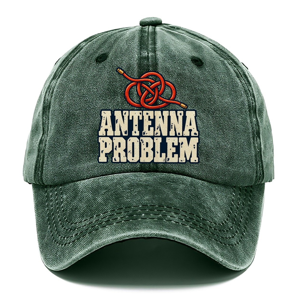 Antenna Problem Amateur Radio Classic Cap – Forest Mist