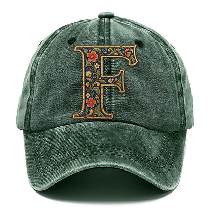 Wildflower F Monogram Classic Cap – Forest Mist