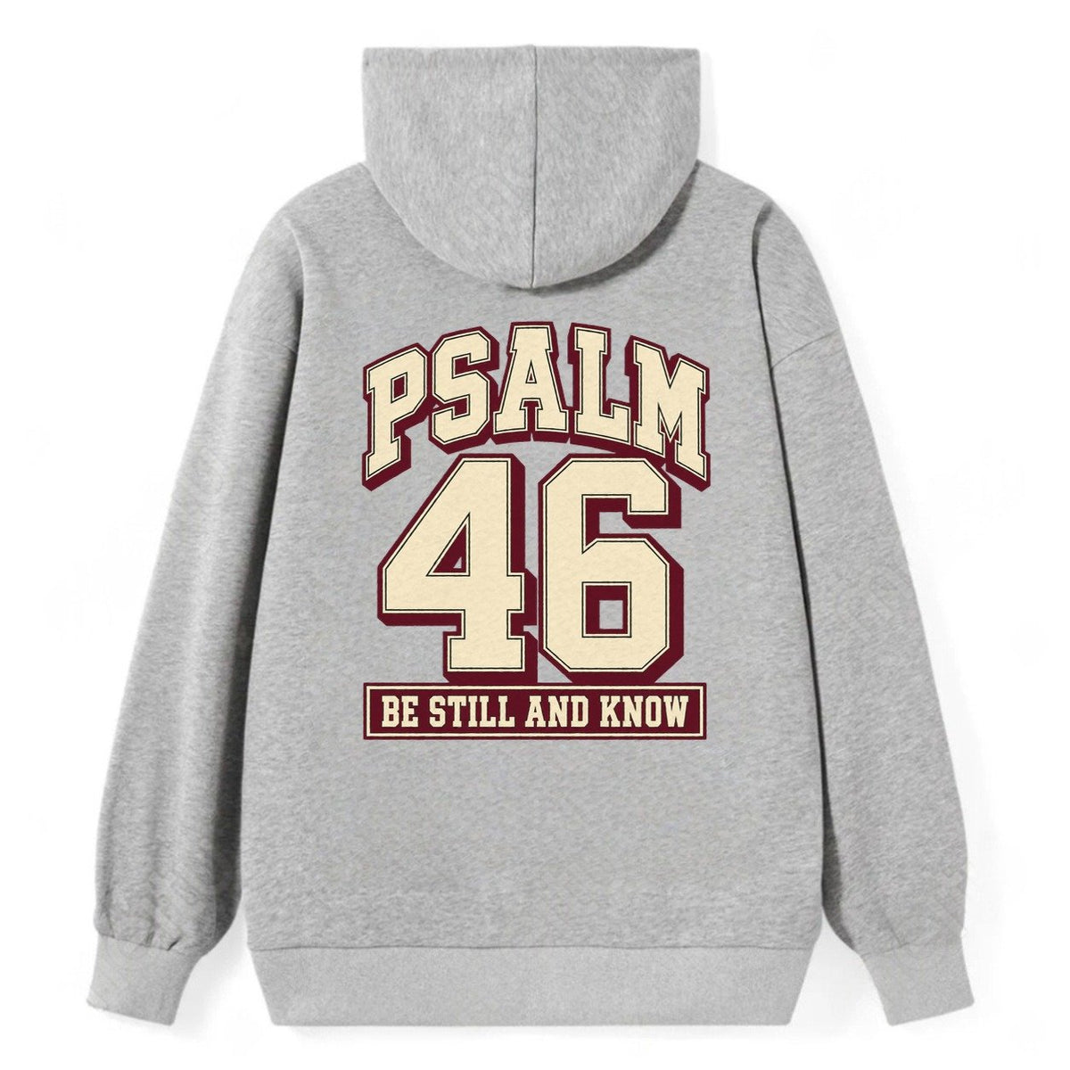 Psalm 46 Varsity Chapel Varsity Classic Pullover Hoodie – Grey