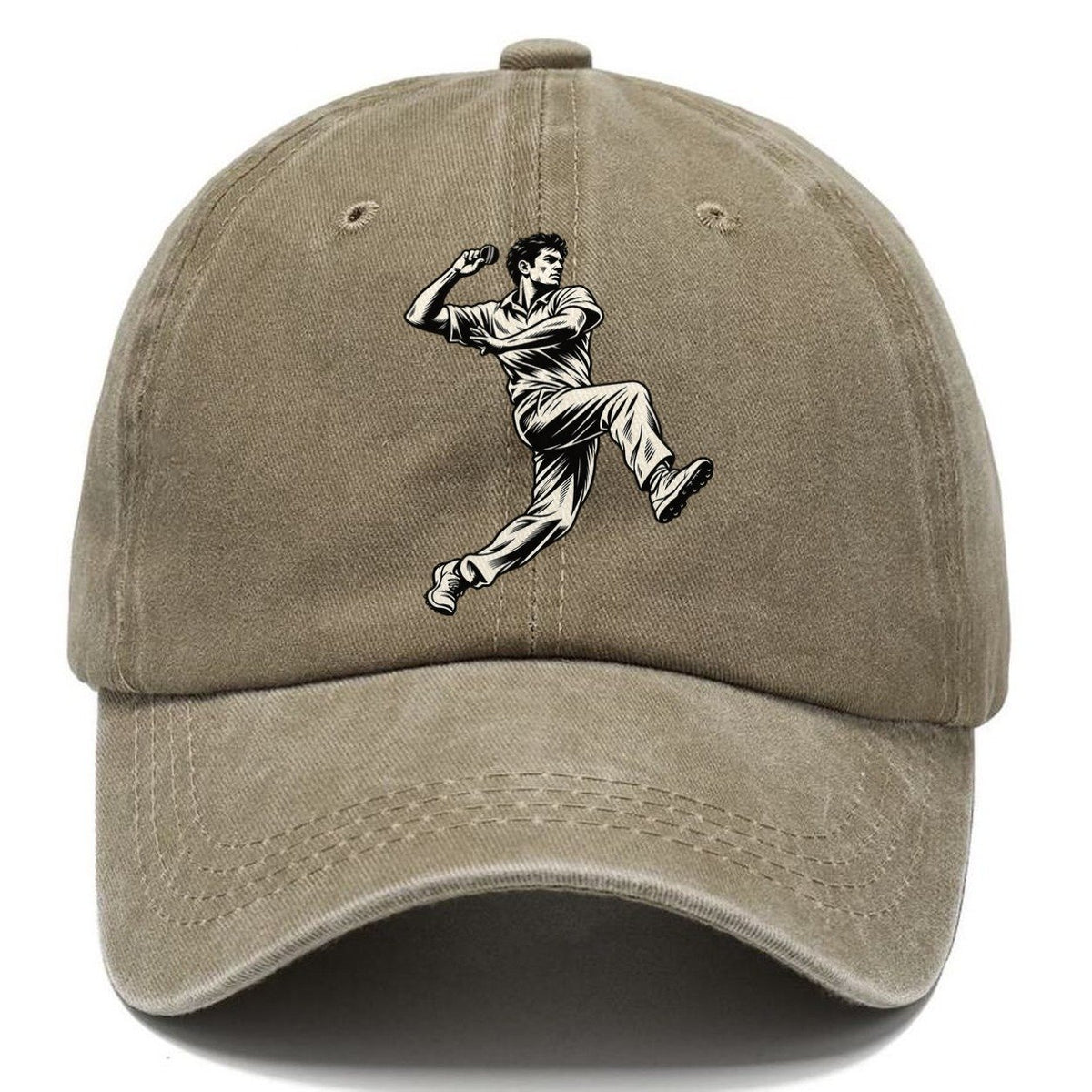 Cricket Spinner In Flight Global Sports Ink Figures Classic Cap – Warm Sand