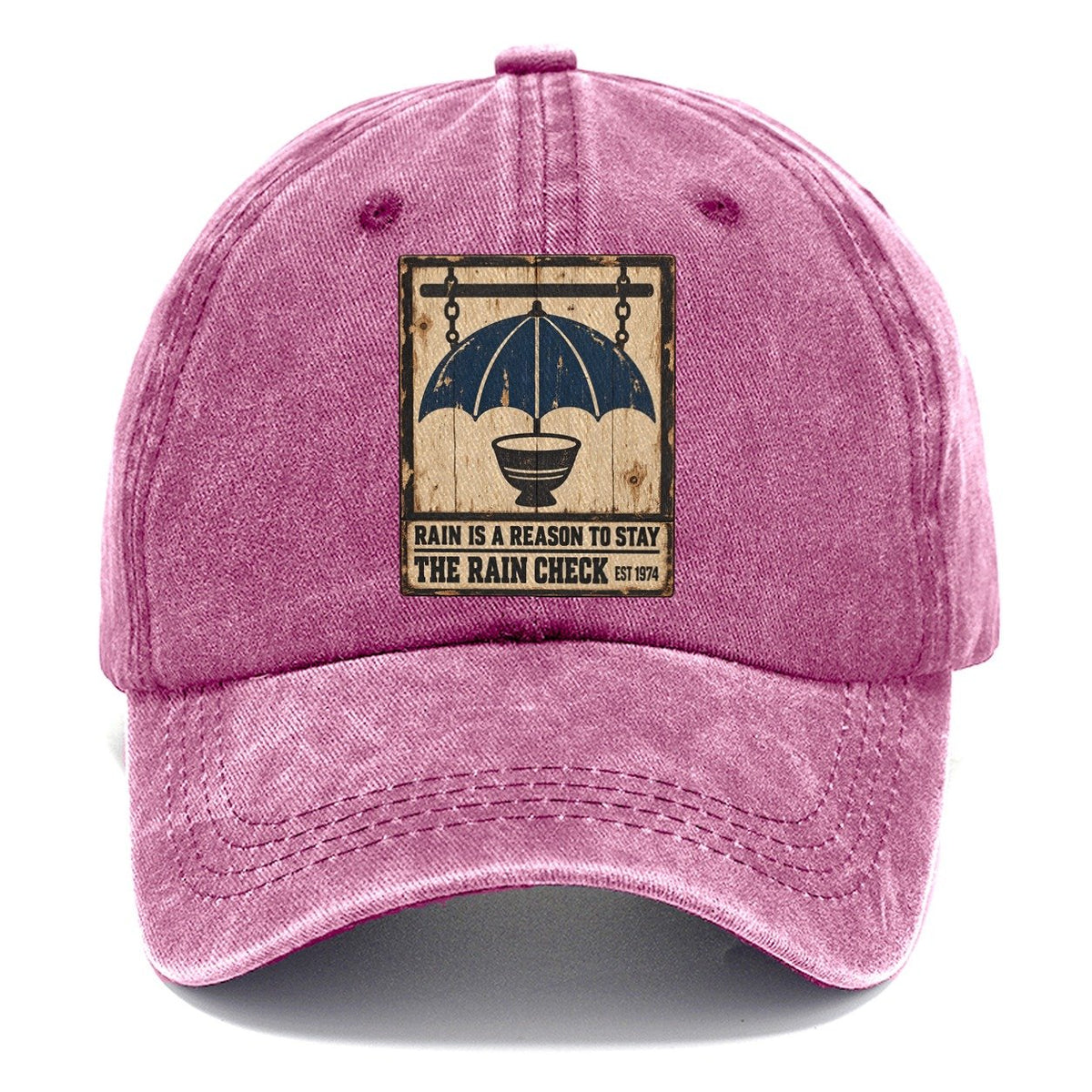 Rain Check Bar Izakaya Rules Classic Cap – Dusty Rose