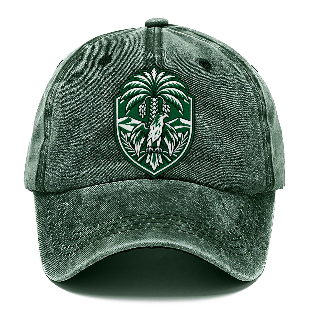 Saudi Arabia Minimal Emblem Country Logos Classic Cap – Forest Mist