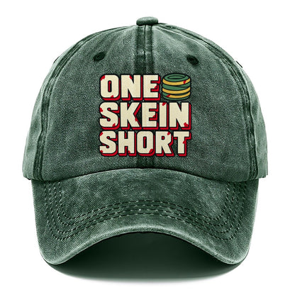 One Skein Short Yarn Crafts Classic Cap – Forest Mist
