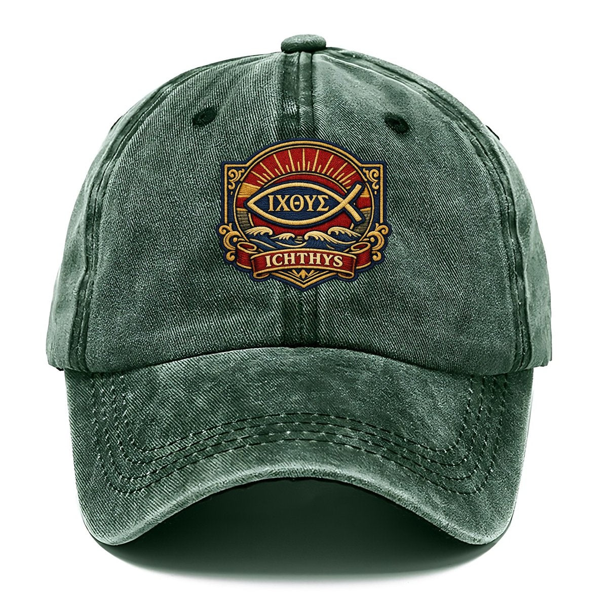 Ichthys Fish Classic Cap – Forest Mist