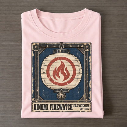Hinomi Fire Watch Noren Trade Co Classic T-shirt – Pink