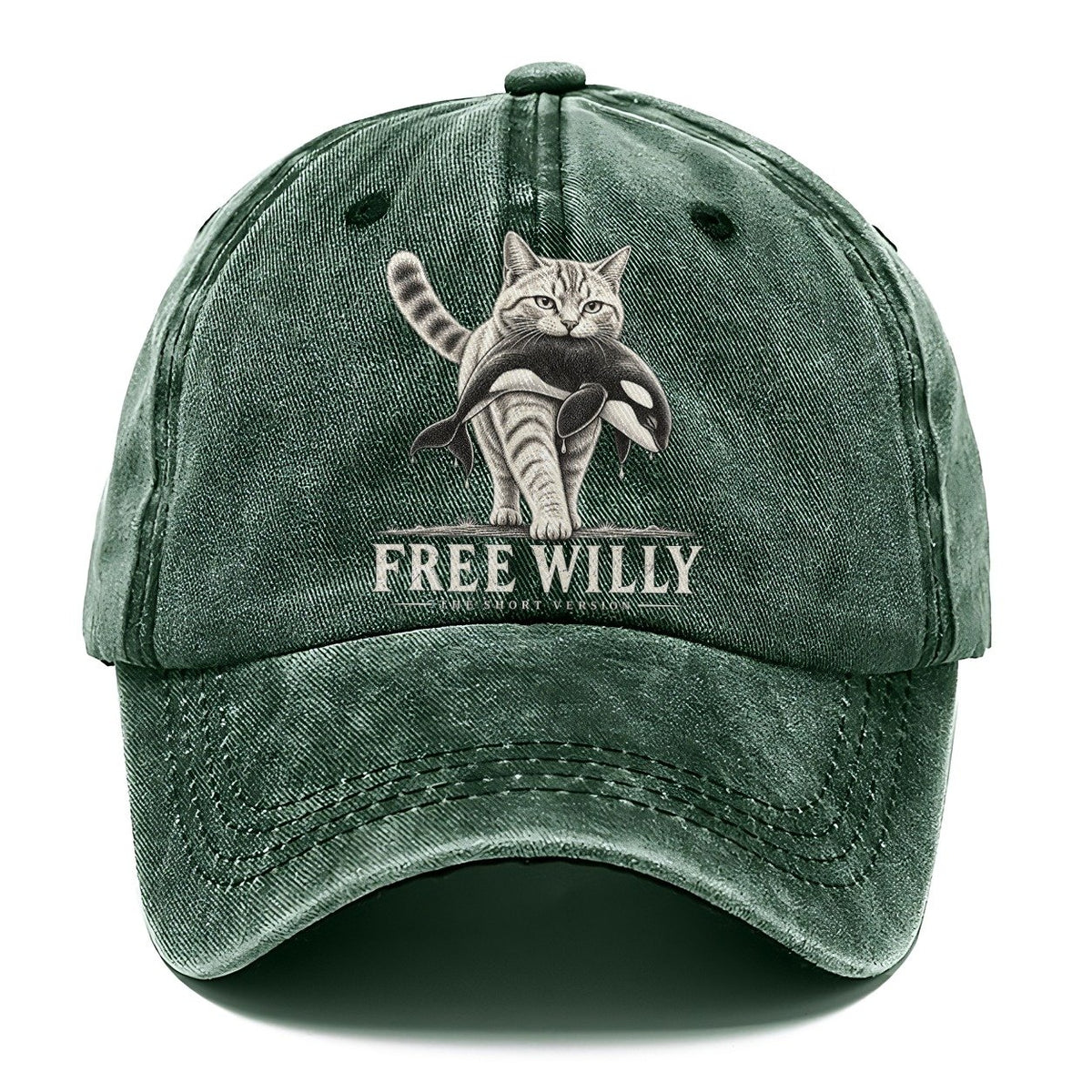 Free Willy Short Version Cats Classic Cap – Forest Mist