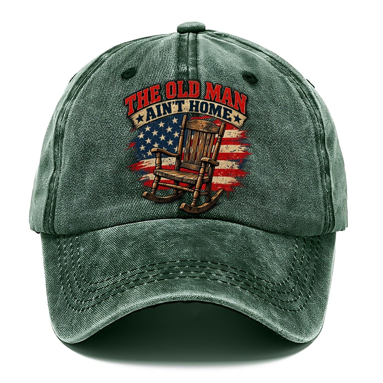 The Old Man Ain T Home Old Man Strong Classic Cap – Forest Mist