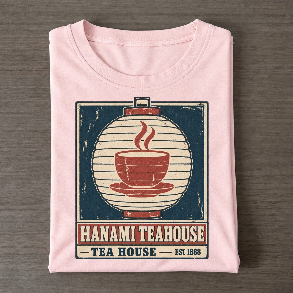 Hanami Tea House Noren Trade Co Classic T-shirt – Pink