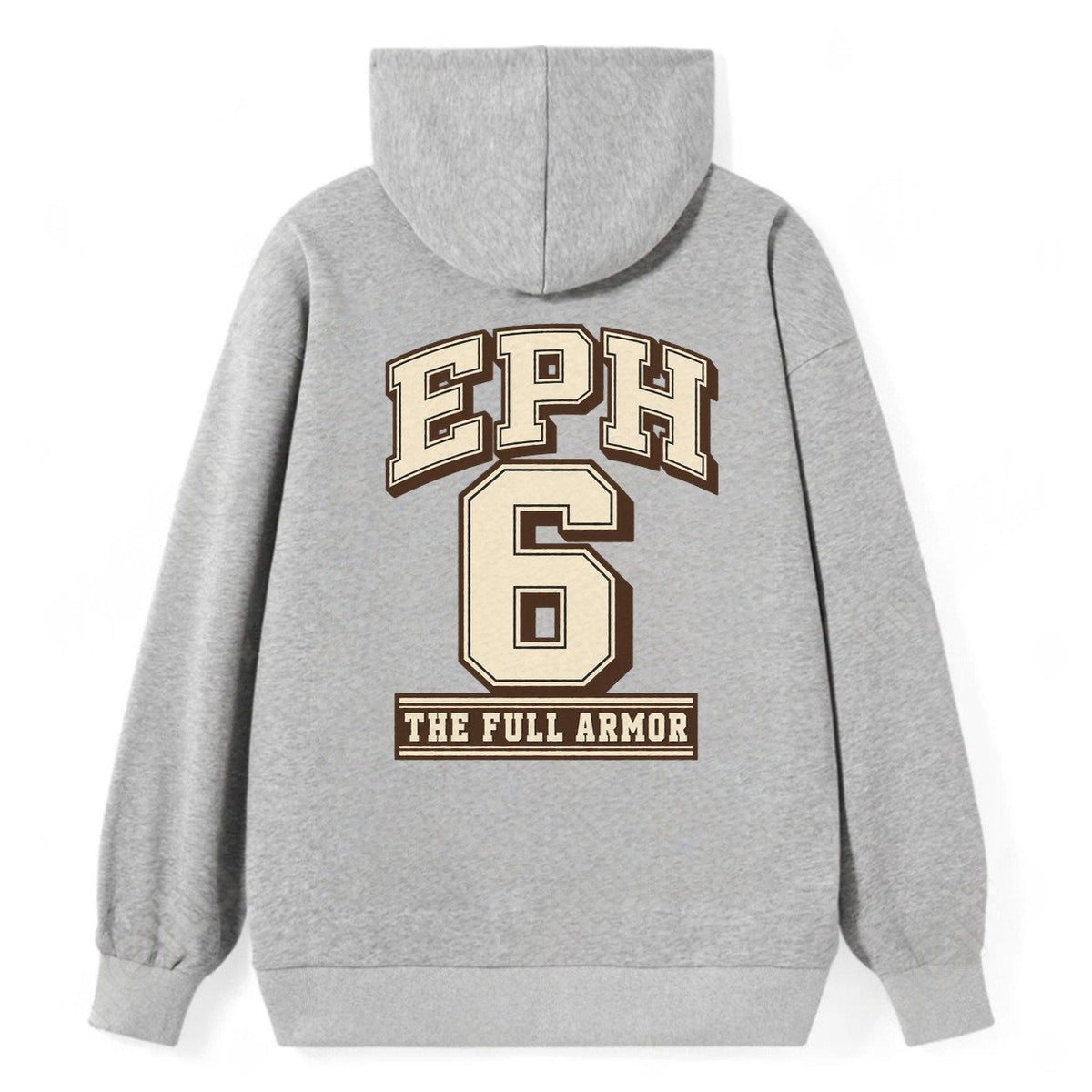 Ephesians 6 Varsity Chapel Varsity Classic Pullover Hoodie – Grey