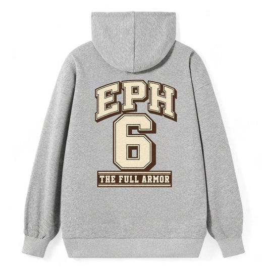 Ephesians 6 Varsity Chapel Varsity Classic Pullover Hoodie – Grey