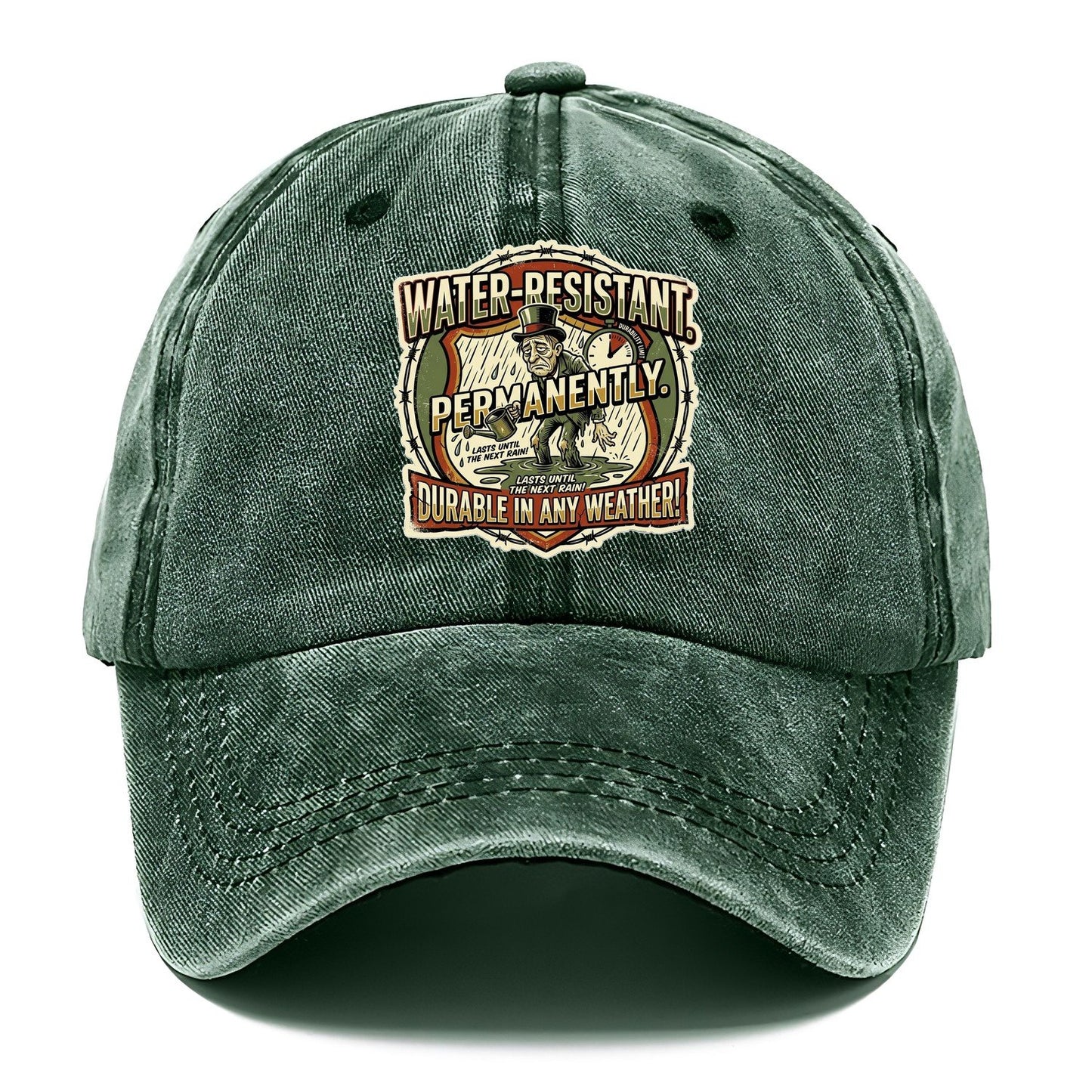 Water Resistant Permanently Classic Cap – Forest Mist
