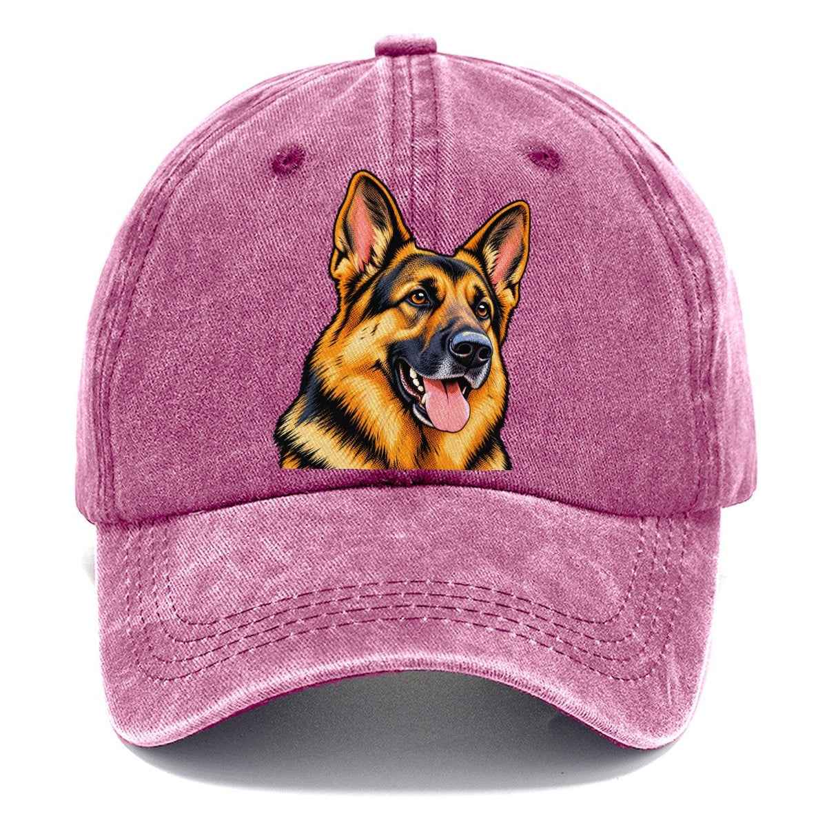 German Shepherd Portrait Classic Cap – Dusty Rose