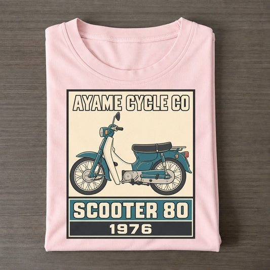 Ayame Scooter 80 Showa Speed Plates Classic T-shirt – Pink