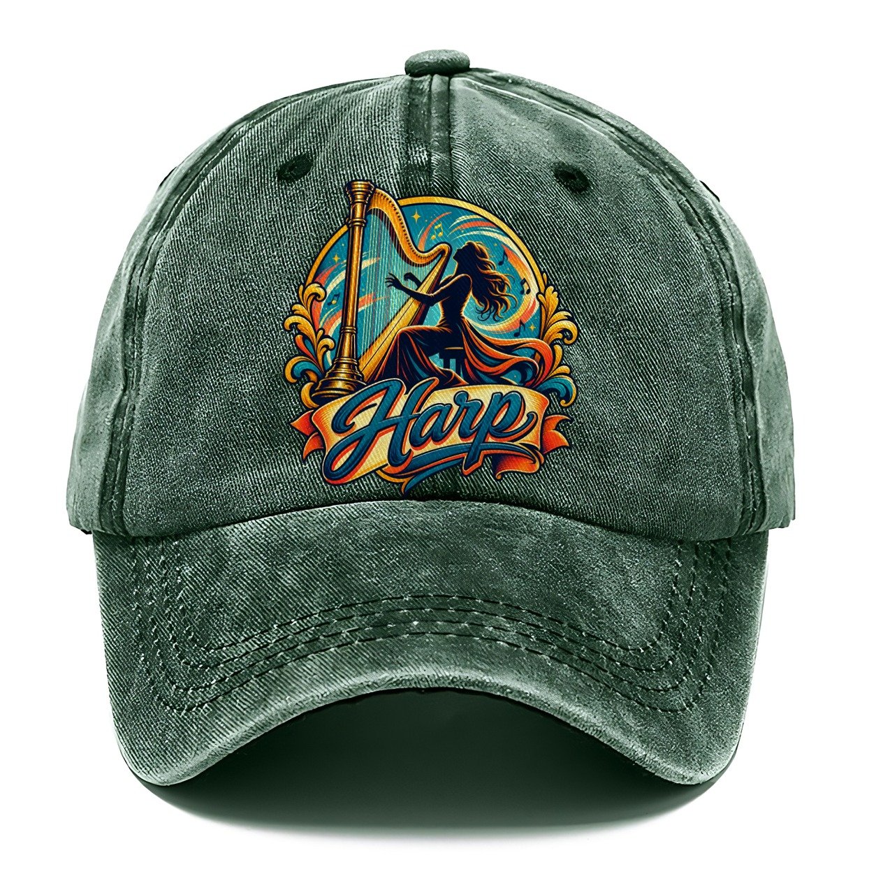 Harp Crest Music Instruments Classic Cap – Forest Mist