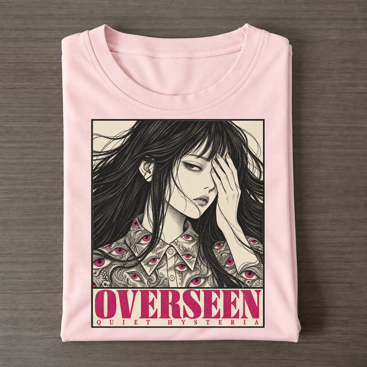 Overseen Quiet Hysteria Classic T-shirt – Pink