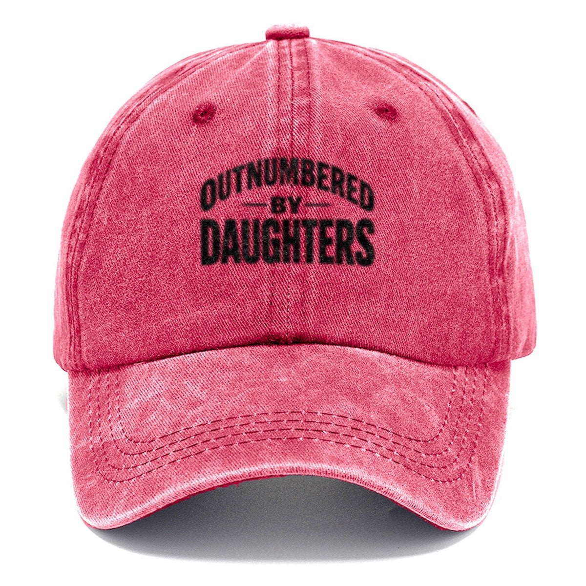 Outnumbered Daughters Classic Cap – Pomegranate Blush