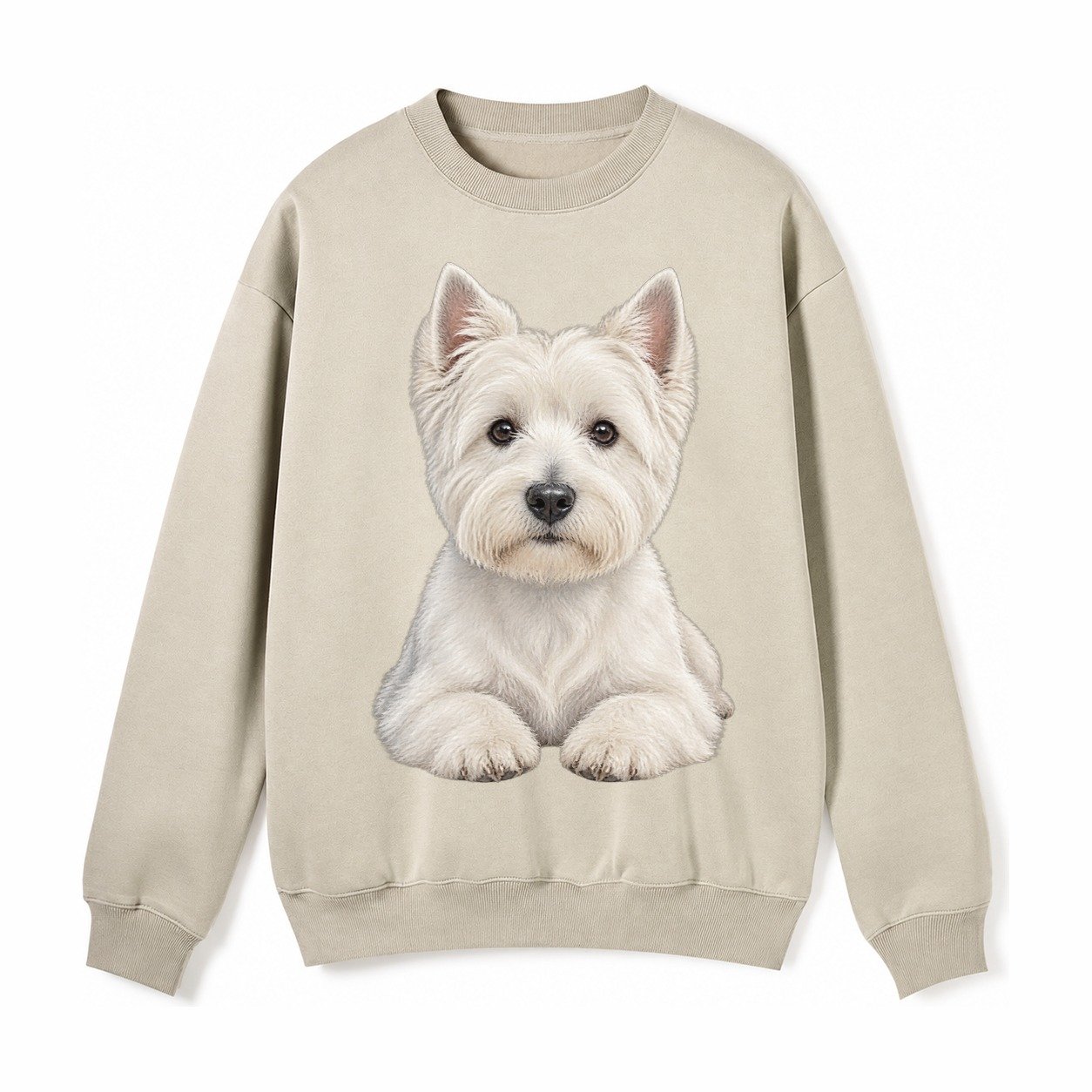 Pickleball Fleece Sweatshirt – Light Khaki