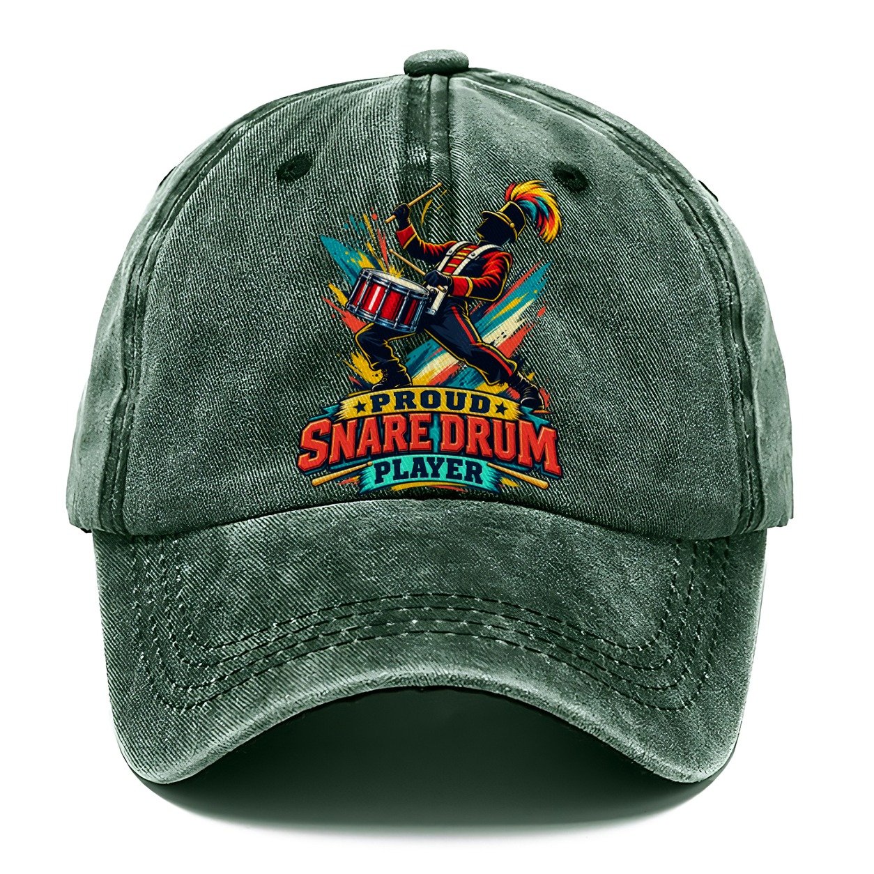 Proud Snare Drum Player Music Instruments Classic Cap – Forest Mist
