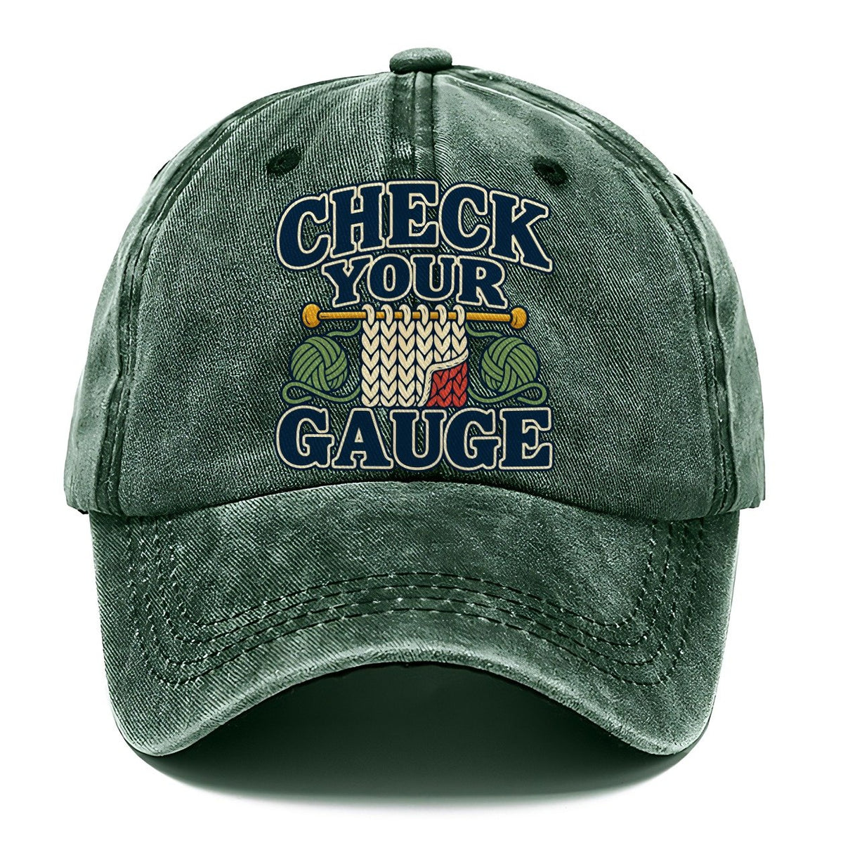 Check Your Gauge Yarn Crafts Classic Cap – Forest Mist