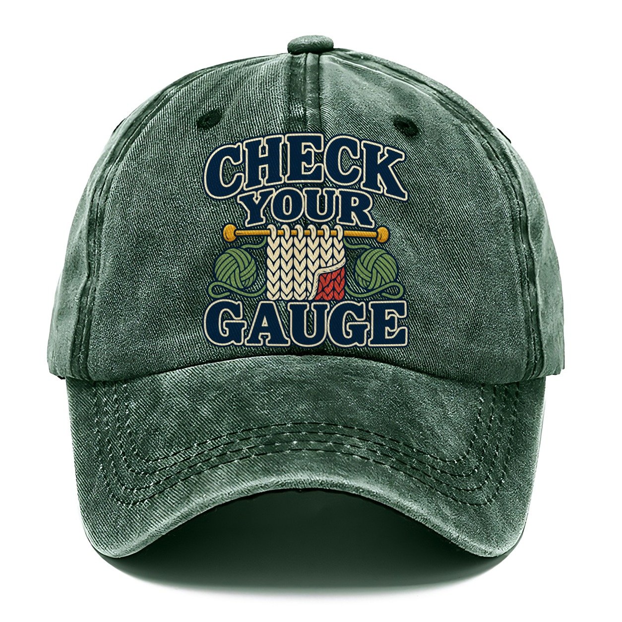 Check Your Gauge Yarn Crafts Classic Cap – Forest Mist