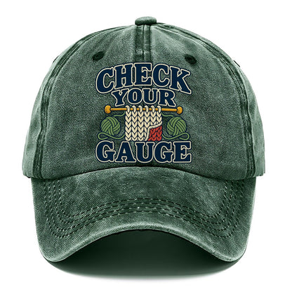 Check Your Gauge Yarn Crafts Classic Cap – Forest Mist