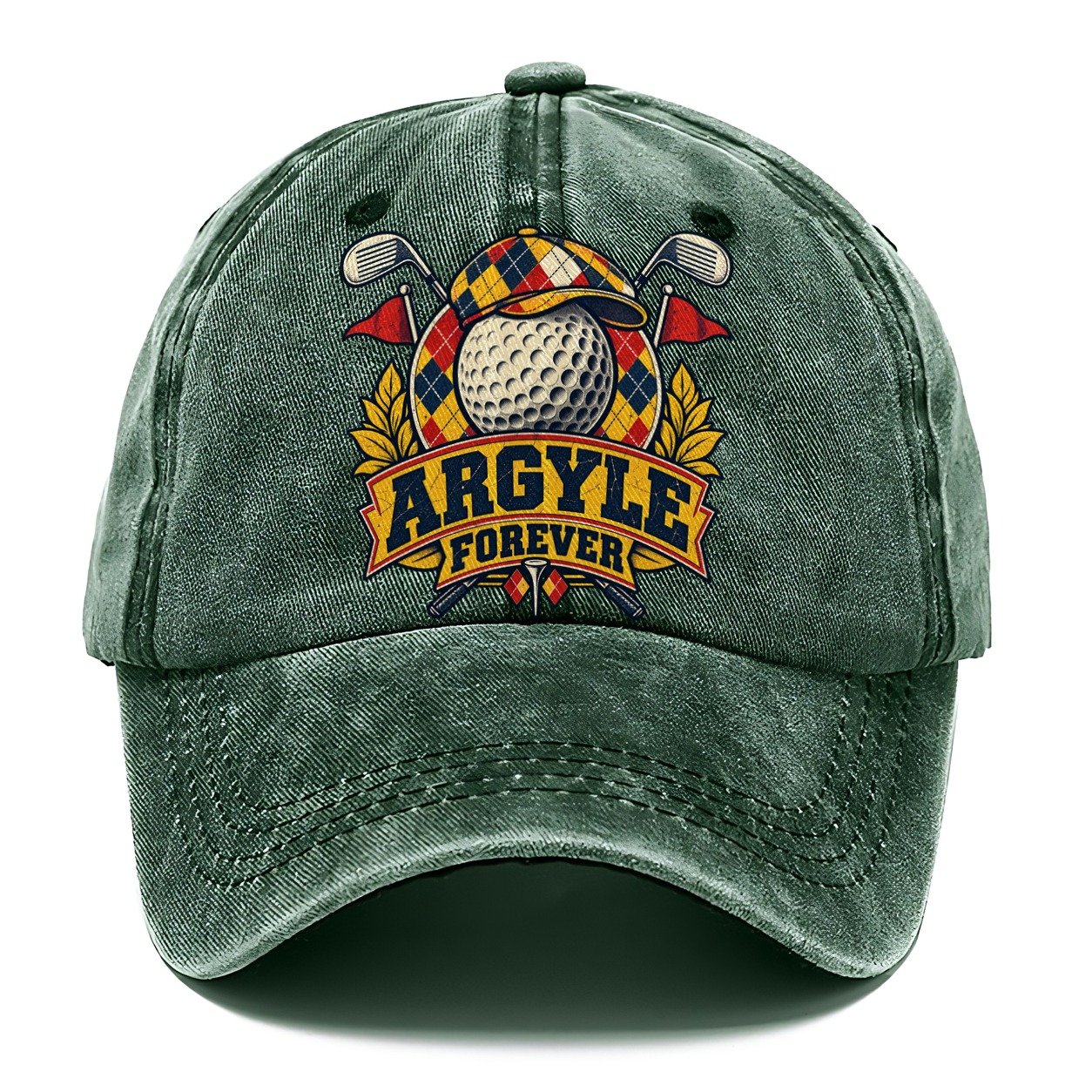 Argyle Forever Golf Life Classic Cap – Forest Mist