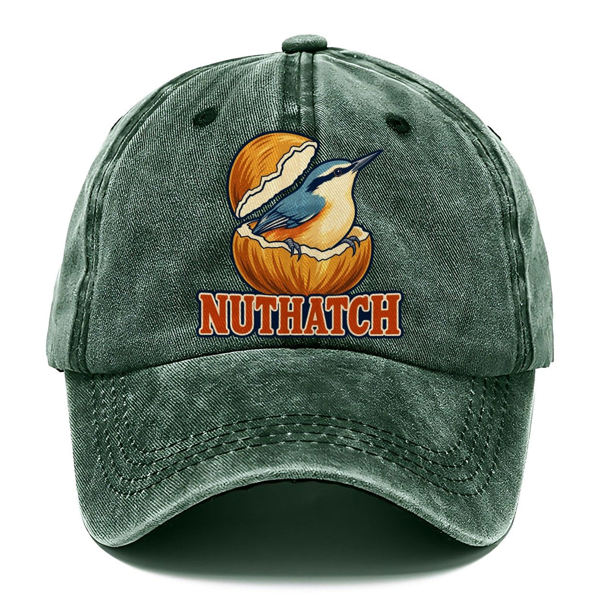 Nuthatch Birdwatching Classic Cap – Forest Mist