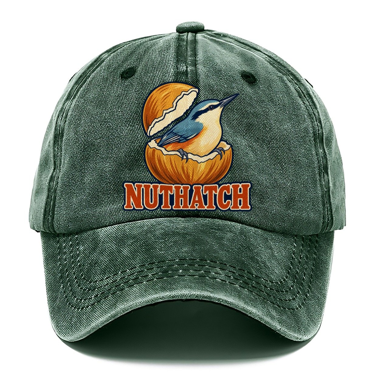 Nuthatch Birdwatching Classic Cap – Forest Mist