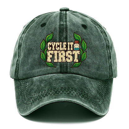 Cycle It First Aquarium Keeping Classic Cap – Forest Mist