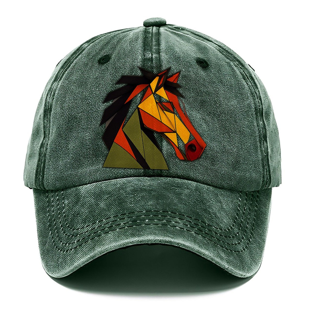 Horse Head Profile Classic Cap – Forest Mist