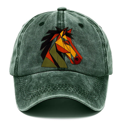 Horse Head Profile Classic Cap – Forest Mist