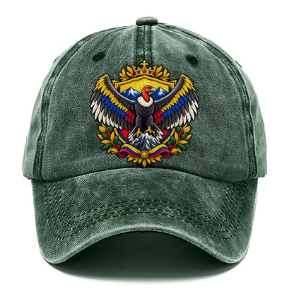 Colombia Heraldic Crest Country Logos Classic Cap – Forest Mist