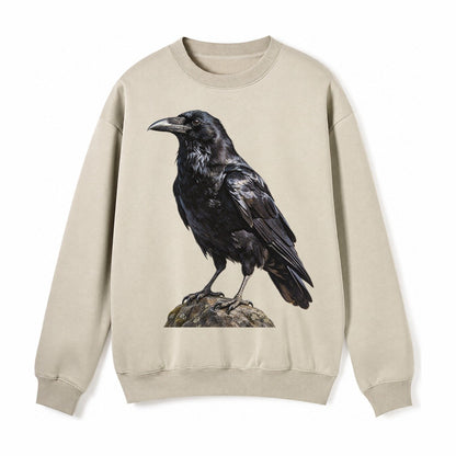 Raven Fleece Sweatshirt – Light Khaki