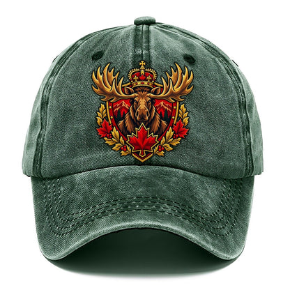 Canada Heraldic Crest Country Logos Classic Cap – Forest Mist