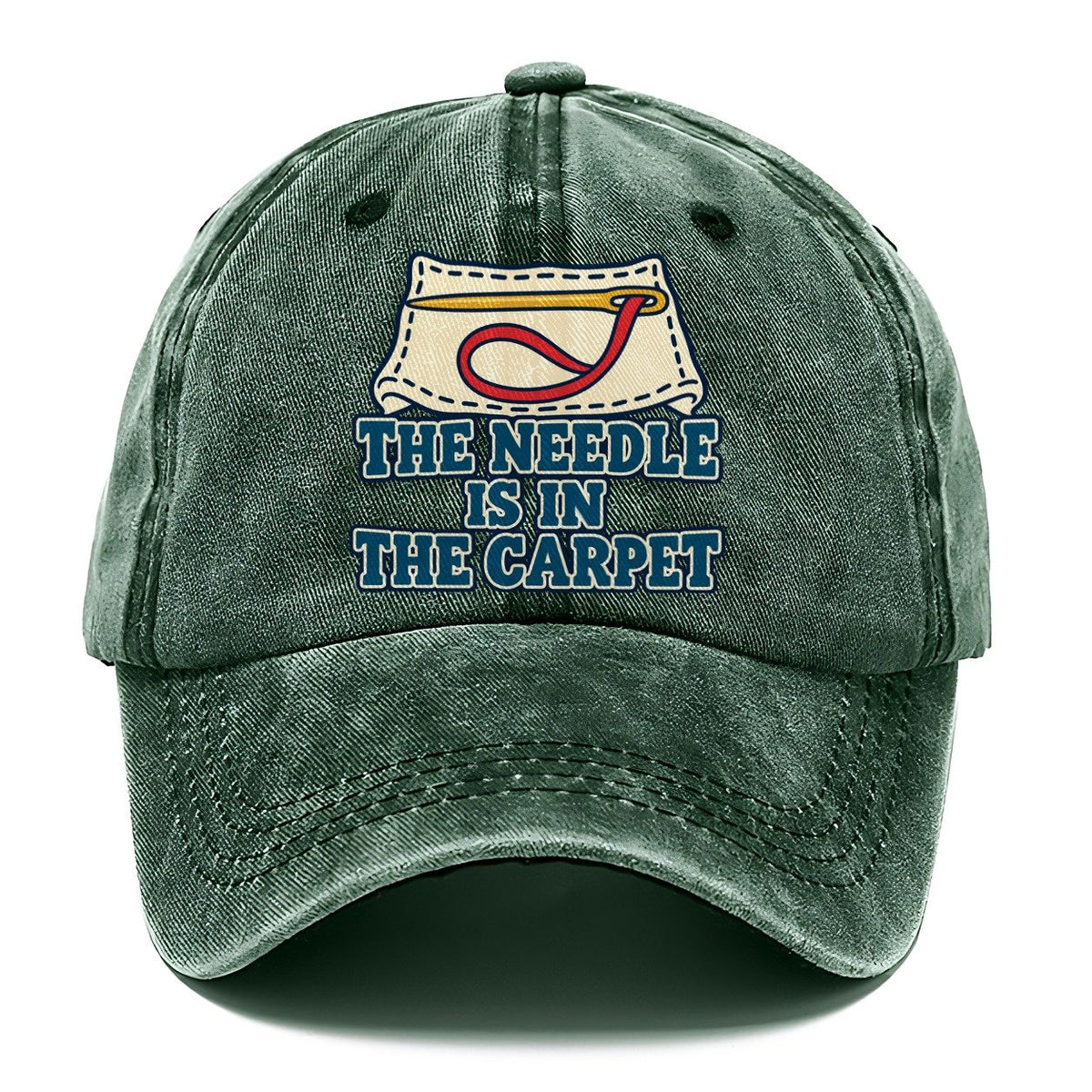 The Needle Is In The Carpet And Needlework Classic Cap – Forest Mist
