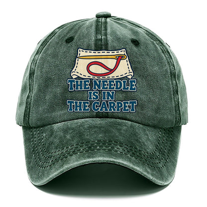 The Needle Is In The Carpet And Needlework Classic Cap – Forest Mist