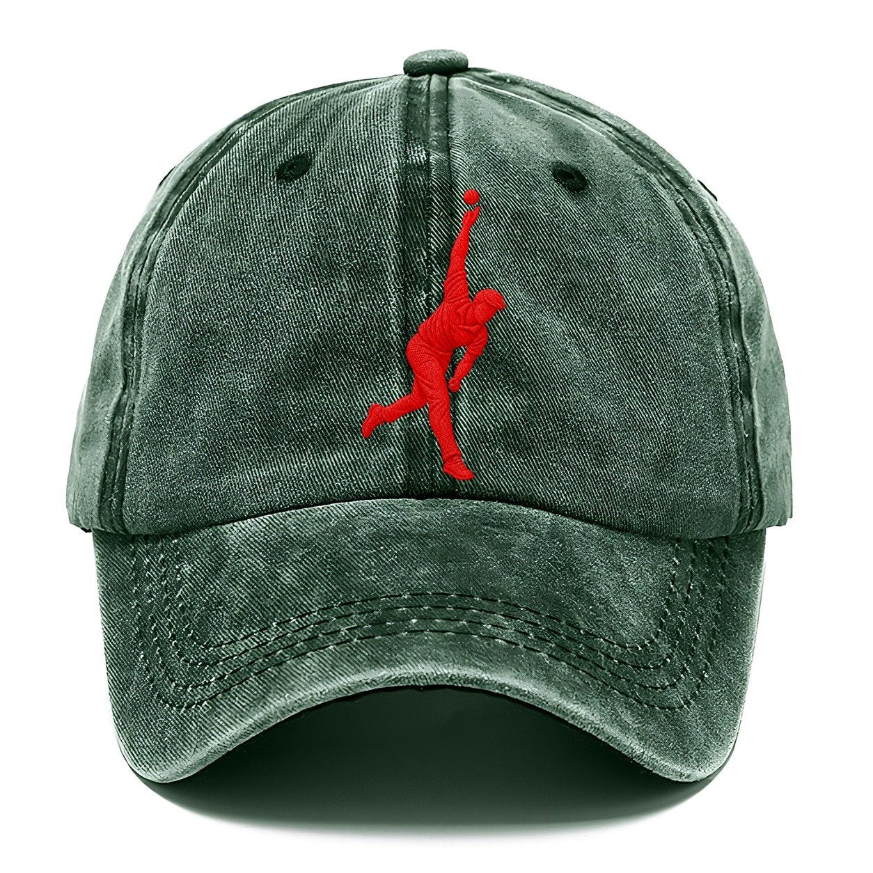 Cricket Fast Bowler Release Micro Motion Mark Classic Cap – Forest Mist