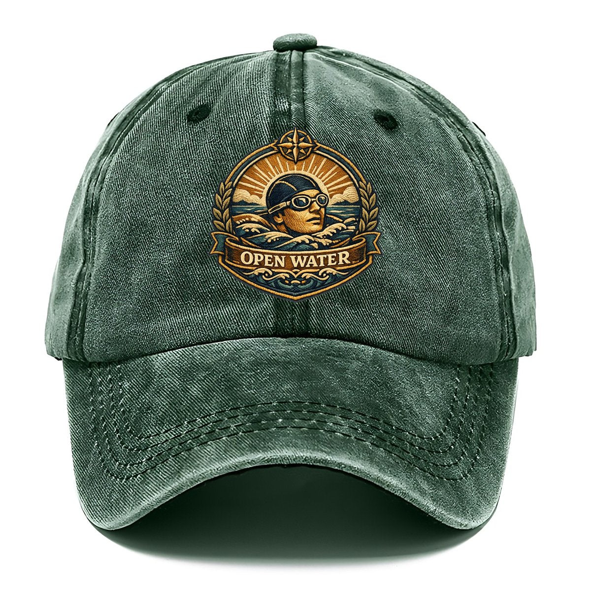 Swimming Stroke Classic Cap – Forest Mist