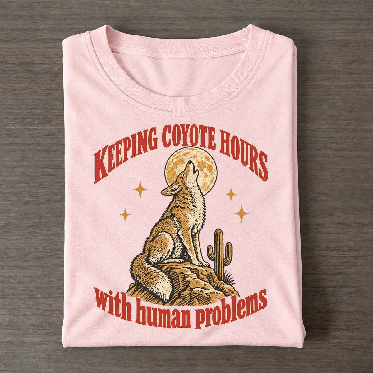 With Human Problems Unhinged Affirmations Classic T-shirt – Pink
