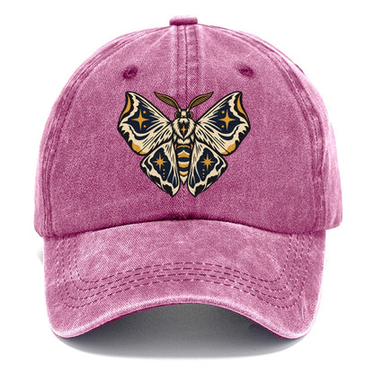 Moth Night Map Wings Sundown Familiars Classic Cap – Dusty Rose