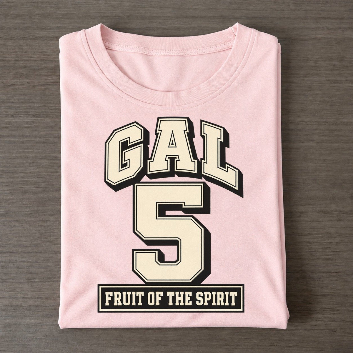 Galatians 5 Varsity Chapel Varsity Classic T-shirt – Pink