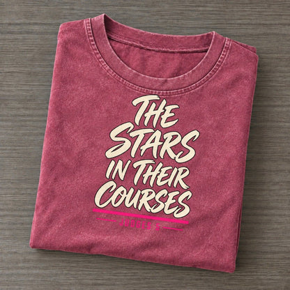 The Stars In Their Courses Daughters Of Deborah Vintage T-shirt – Raspberry
