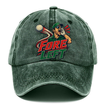 Fore Left Golf Life Classic Cap – Forest Mist