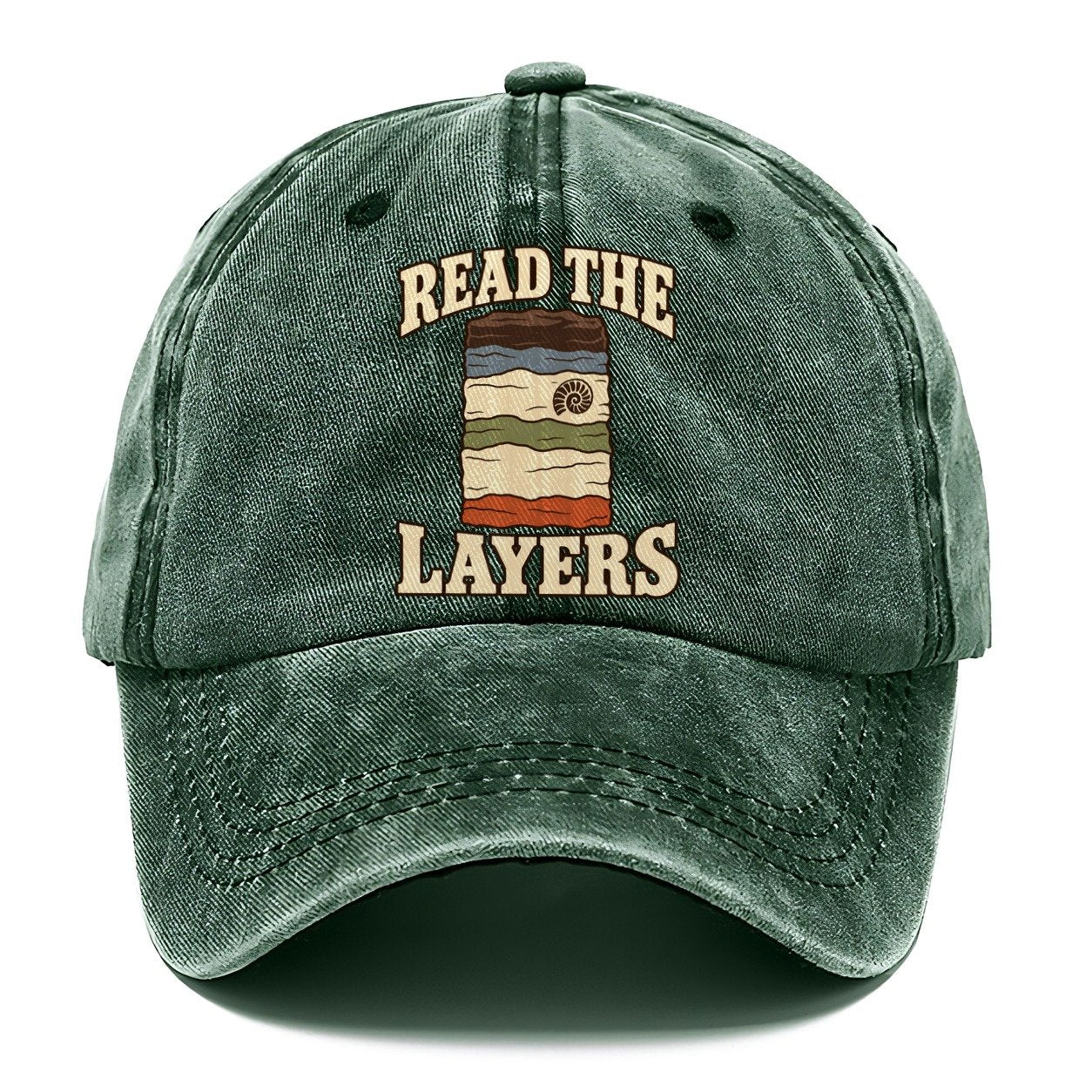 Sedimentary Layer Study Rocks And Minerals Classic Cap – Forest Mist